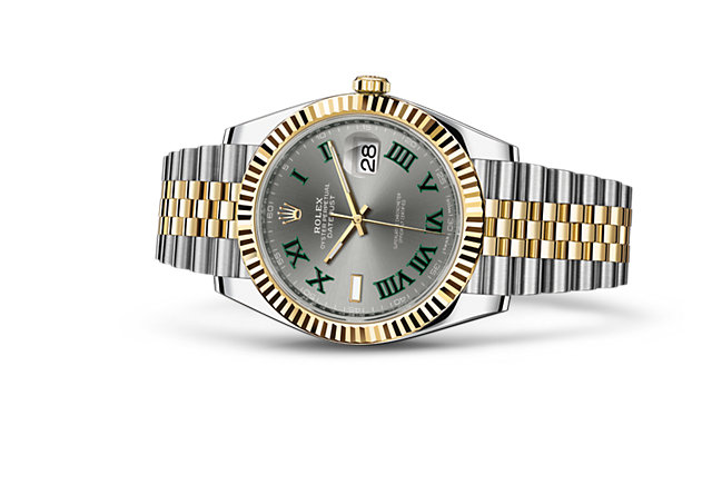 Rolex Datejust 41 Watch: Yellow Rolesor - combination of 904L steel and ...