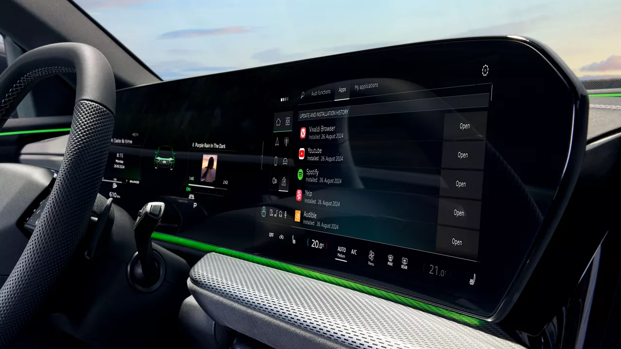 Audi Application store display